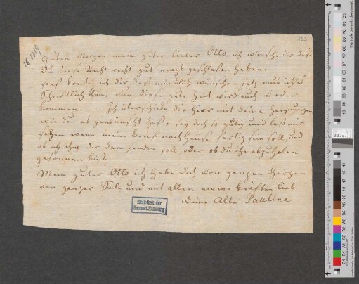Brief an Philipp Otto Runge