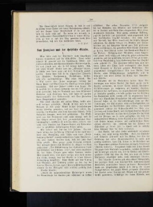 San Franzisco und der christliche Glaube