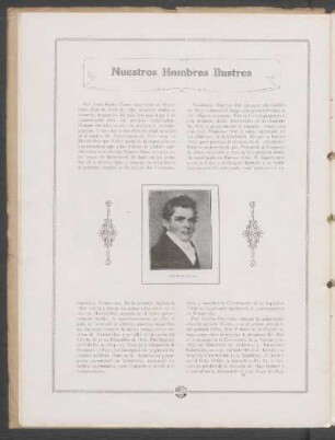 Nuestros hombres ilustres : Juan Benito Blanco