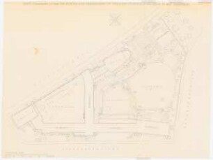 Staatliches Nicolaus-Cusanus-Gymnasium, Bonn-Bad Godesberg: Bepflanzungsplan für die Garten- und Freianlagen 1:200