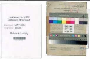 Entnazifizierung Ludwig Rubruck , geb. 01.04.1906 (Kaufmaennischer Angestellter)