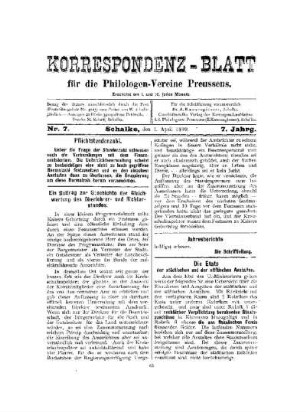 Ein Beitrag zur Geschichte der Gleichstellung des Oberlehrer- und Richterstandes