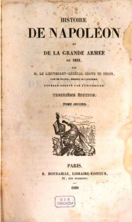 Histoire de Napoléon et de la grande armée en 1812, 2