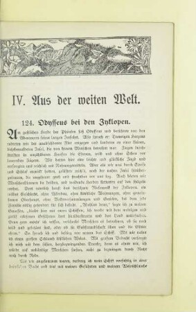 IV. Aus der weiten Welt