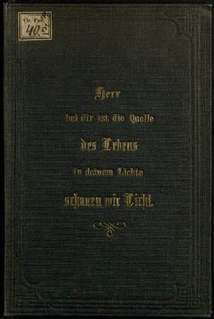 Reden bei der Beerdigung des Herrn Dr. Isaak Loewi, Oberrabbiners in Fürth ... am 28. Dec. 1873