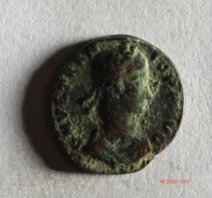 Römische Münze, Nominal Centenionalis, Prägeherr Vetranio, Prägeort nicht bestimmbar, Fälschung