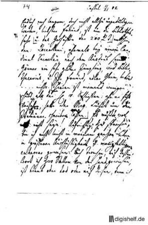 74: Brief von Johannes Müller an Johann Wilhelm Ludwig Gleim