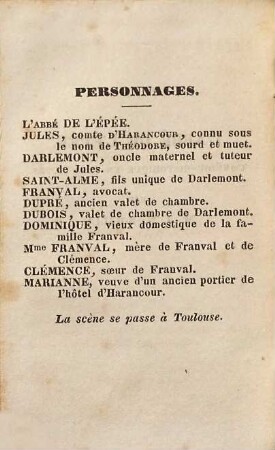 L' abbé de l'Épée