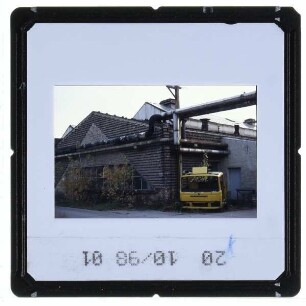 Luckenwalde, Hutfabrik Friedrich Steinberg, Herrmann & Co. : Fassade Produktionshalle