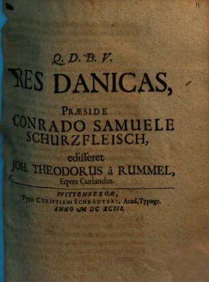 Res Danicas