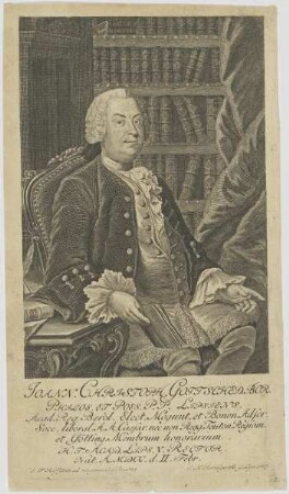 Bildnis des Joann Christoph Gottsched