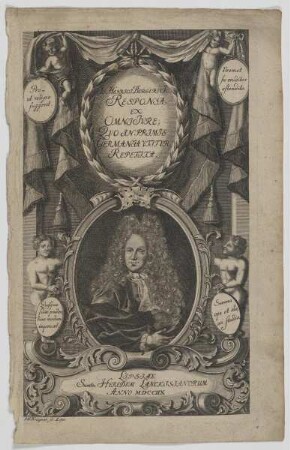 Bildnis des Johann Heinricus Bergerus