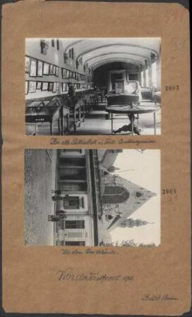 Die alte Bibliothek in Gent. Ausstellungsraum