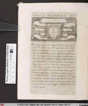 DELLA RELIGIONE DE [GIESVITI].