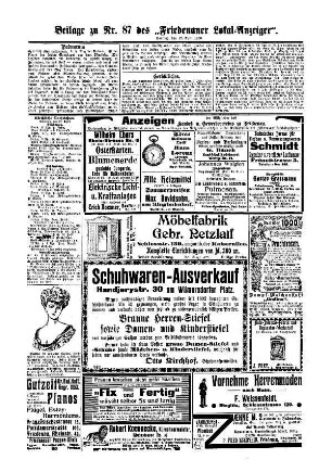 Beilage zu Nr. 87