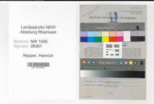 Entnazifizierung Heinrich Nopper , geb. 29.05.1892 (Lokfuehrer)