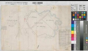 Albersloh (Sendenhorst) Hohenhauskamp 1830 1 : 2500 31 x 48 kol. Zeichnung Stiehl, Geometer KSM Nr. 371