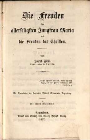 Die allerseligste Jungfrau und Gottesmutter Maria als Vorbild des Christen, 2. Die Freuden der allerseligsten Jungfrau Maria und die Freuden des Christen
