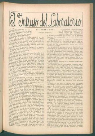 El intruso del laboratorio