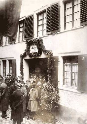 Das Geburtshaus Eberts in der Pfaffengasse