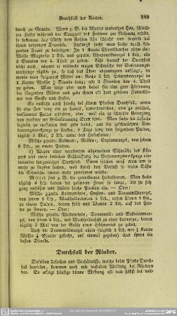 Durchfall der Rinder