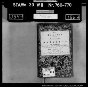 Zivilstandsregister Velpke (Kanton Bahrdorf) mit Wahrstedt, Meinkot und Büstedt