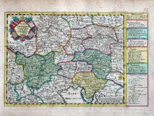 Reisecharte durch den Oesterreichischen Creis ; Verfertiget von Joh. George Schreibern in Leipzig