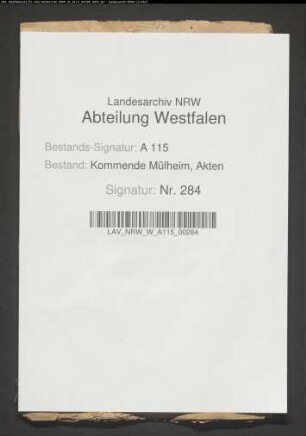 Pachtregister der Kommende Waldenburg.