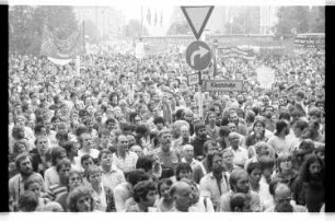 Kleinbildnegative: DGB- Demonstration, 1983