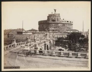 Engelsburg (Castel Sant’Angelo) und Engelsbrücke, Rom: Ansicht