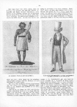Der Schauspieler Rösicke im "Vosculo" as Otto Bellmann. Saphir nach einer Zeichnung von Marianne Gretschel, geb. Chodowicki