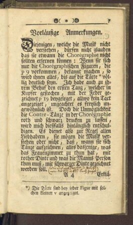 Vorläufige Anmerkungen