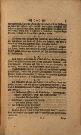 Dritte Resolution in Berg-Werks Sachen : Von den Büchsen Pfennigen und der Knappschafts-Casse auch den Knappschafts-Schreibern und übrigen Vorstehern ; Bayreuth, den 12 Decemb. 1772