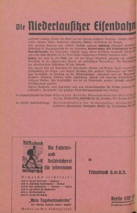 Die Niederlausitzer Eisenbahn