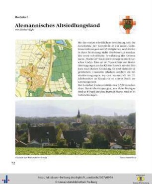 Hochdorf: Alemannisches Altsiedlungsland.