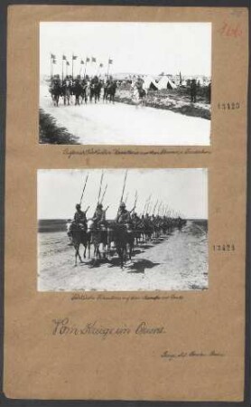 Aufbruch türkischer Kavallerie aus dem Biwak s. Jerusalem