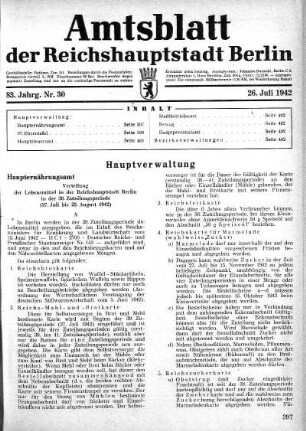 1942,30: Nr. 30, 26. Juli 1942