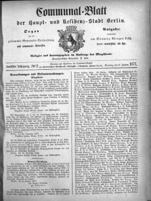 1871,2: No. 2, 8. Januar 1871
