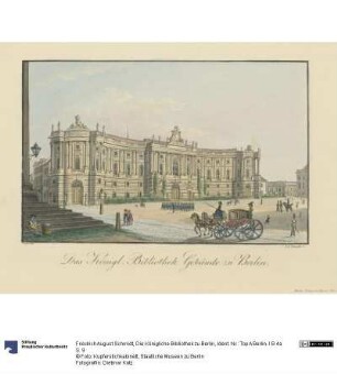 Die Königliche Bibliothek zu Berlin