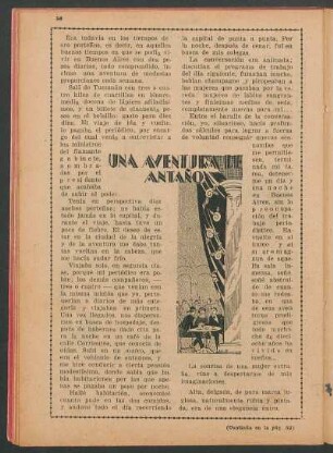 Una aventura de antaño