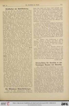 Urheberschutz für Gemälde in den Vereinigten Staaten von Amerika