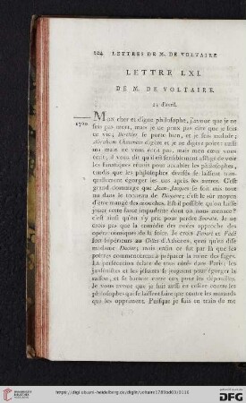 (Lettre LXI - LXX)