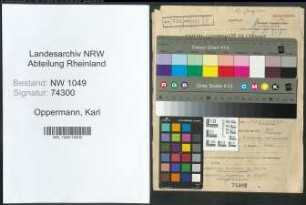 Entnazifizierung Karl Oppermann , geb. 05.07.1898 (Polizist)