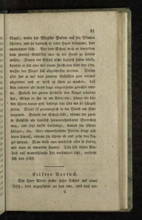 Eilfter Versuch.
