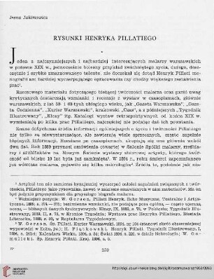 3: Rysunki Henryka Pillatiego