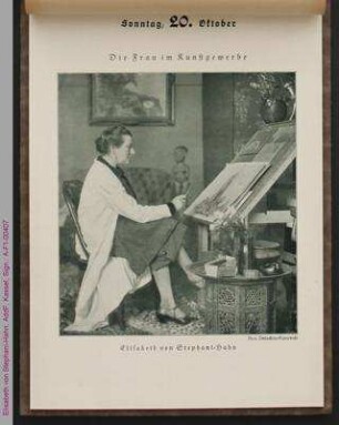 Porträt von Elisabeth von Stephani-Hahn