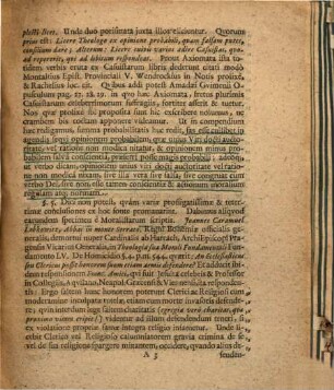 De Probabilitate, Novo Moralistarum ac Jesuitarum dogmate, Commentatiuncula