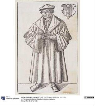 Porträt des Ulrich Zwingli