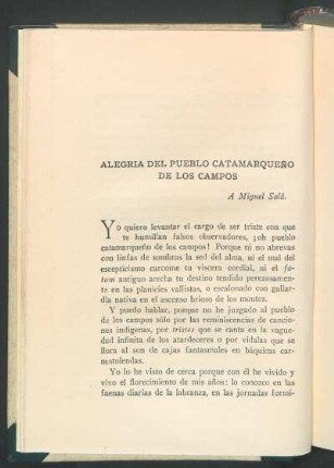 Alegría del pueblo catamarqueño de los campos
