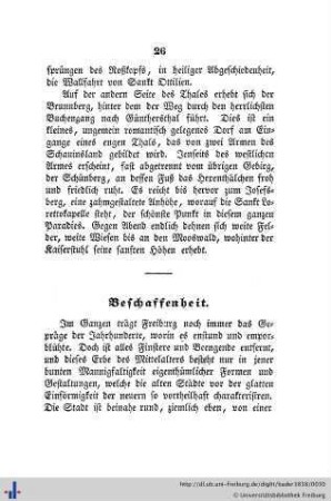 Beschaffenheit.
